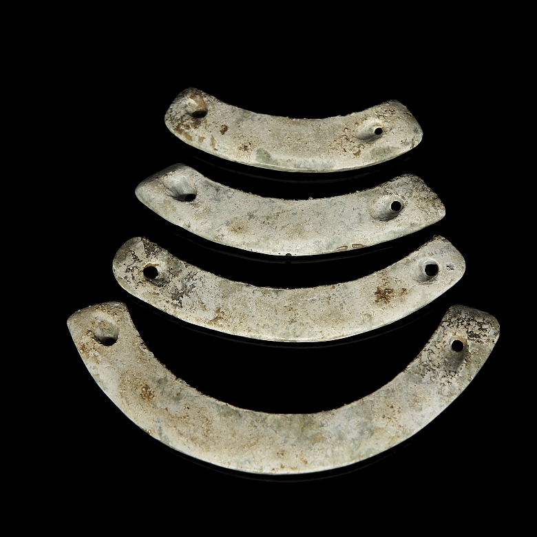 Conjunto de colgantes de jade, dinastía Zhou