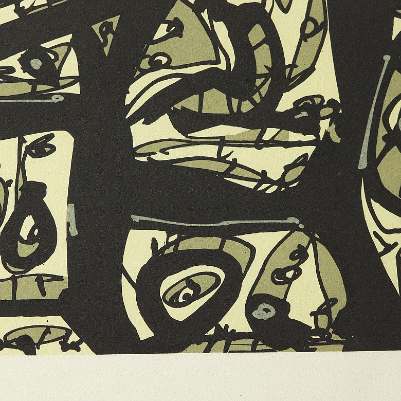 Antonio Saura (1930–1998) ‘Open Series 8 (1989)’