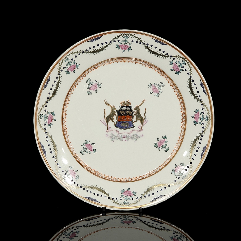 Plato de porcelana