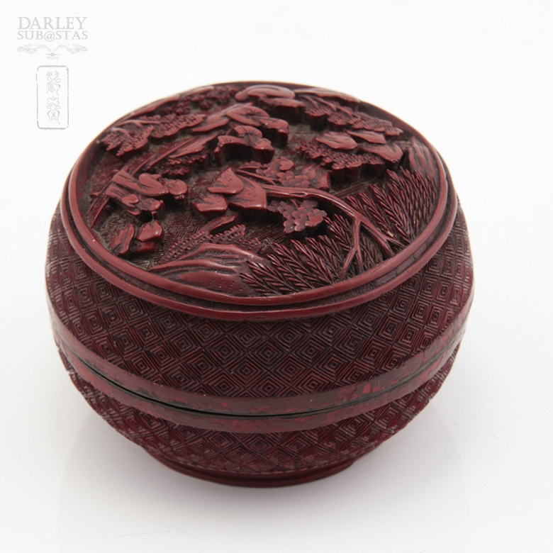 Caja China de cinnabar siglo XVIII - 2