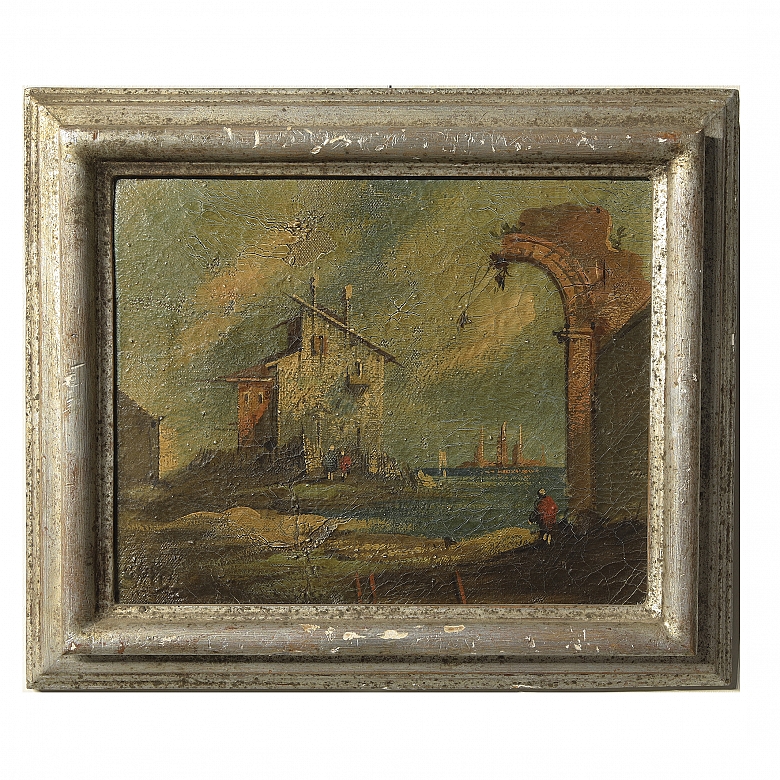German school, 20th century “Set of landscapes” - 6