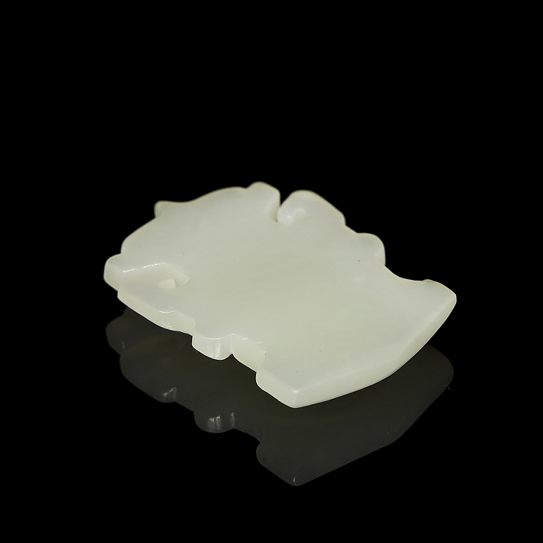 Placa de jade blanco 