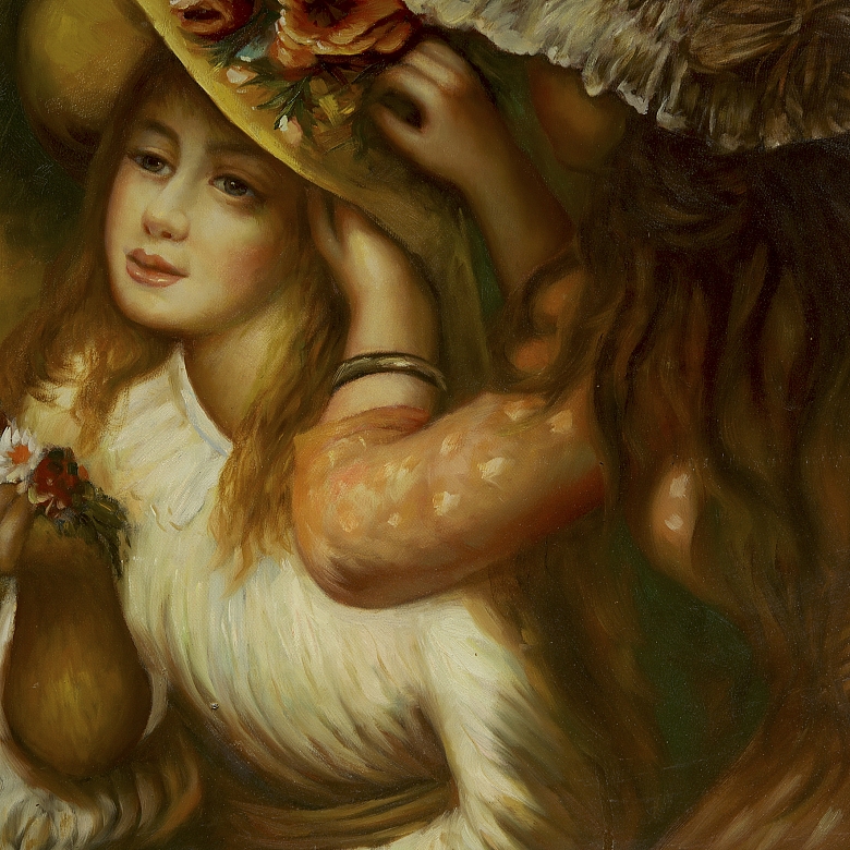 Reproducción de la obra de Pierre-Auguste Renoir