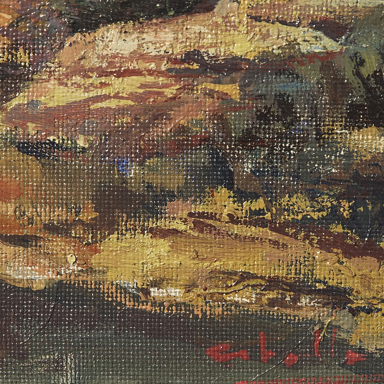 Juan José Abella Rubio (1944) “Views of the village” - 4