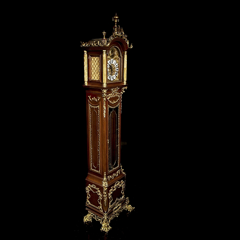 Reloj de Antesala Neobarroco, Urgos (Modelo UW 32), Alemania c. 1970-1990. - 1