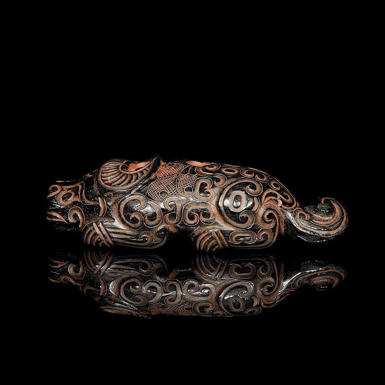 Amuleto de ágata negra