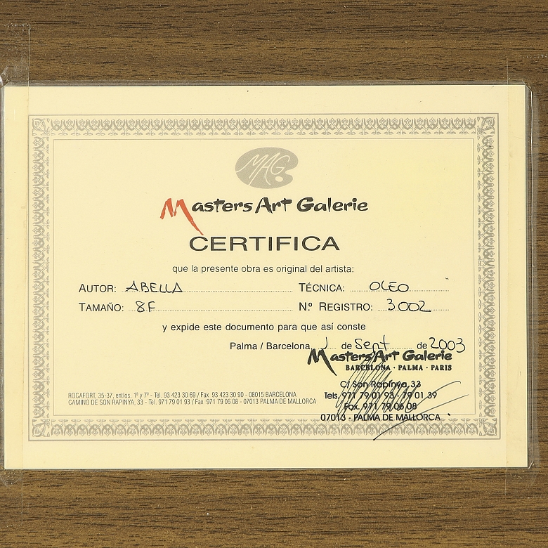 Juan José Abella Rubio (1944) “Views of the village”
