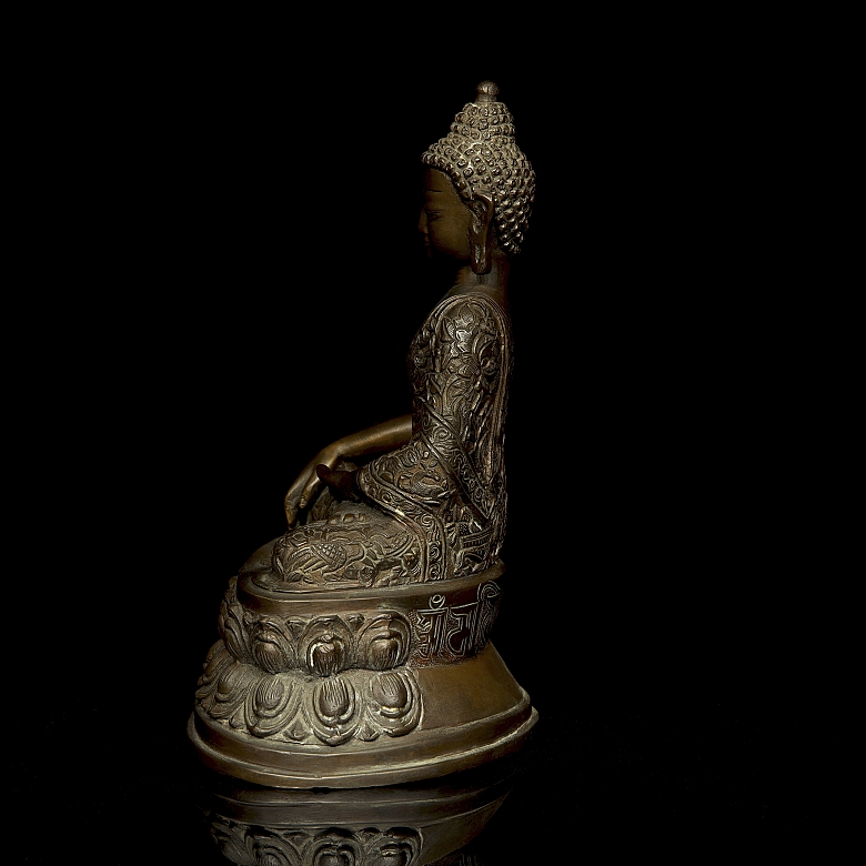 Figura de bronce
