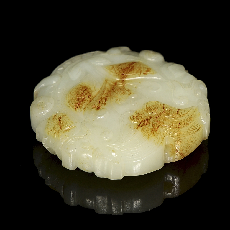 Colgante de jade blanco 