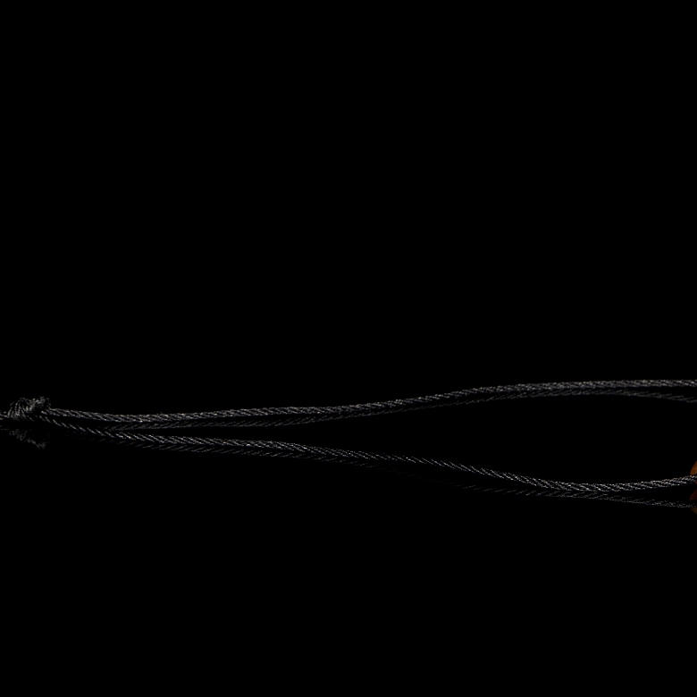 Colgante con cuenta Dizi de ágata, dinastía Liao