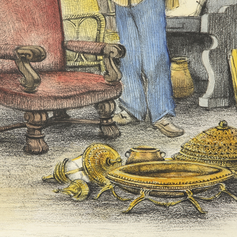 拉斐尔·加里奇 (1930–1994) 《古董商》1987 Rafael Garrich