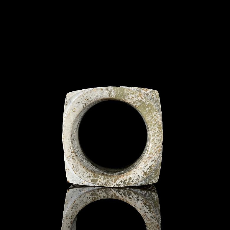 Cong de jade tallado, cultura Liangzhu