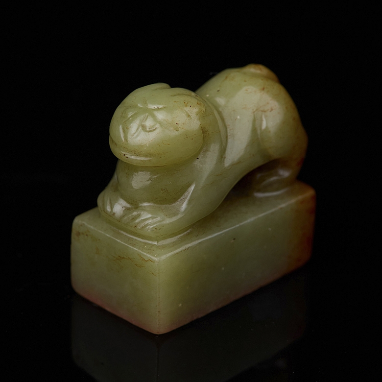 Sello de jade amarillo