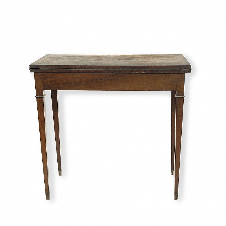 Folding game table, 20th century