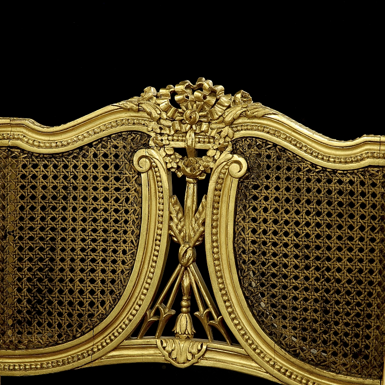 Pareja de sillas estilo Luis XV, s.XIX