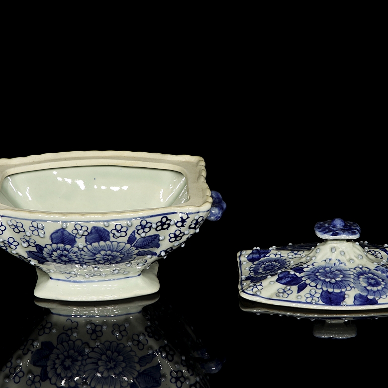 Recipiente de porcelana esmaltada