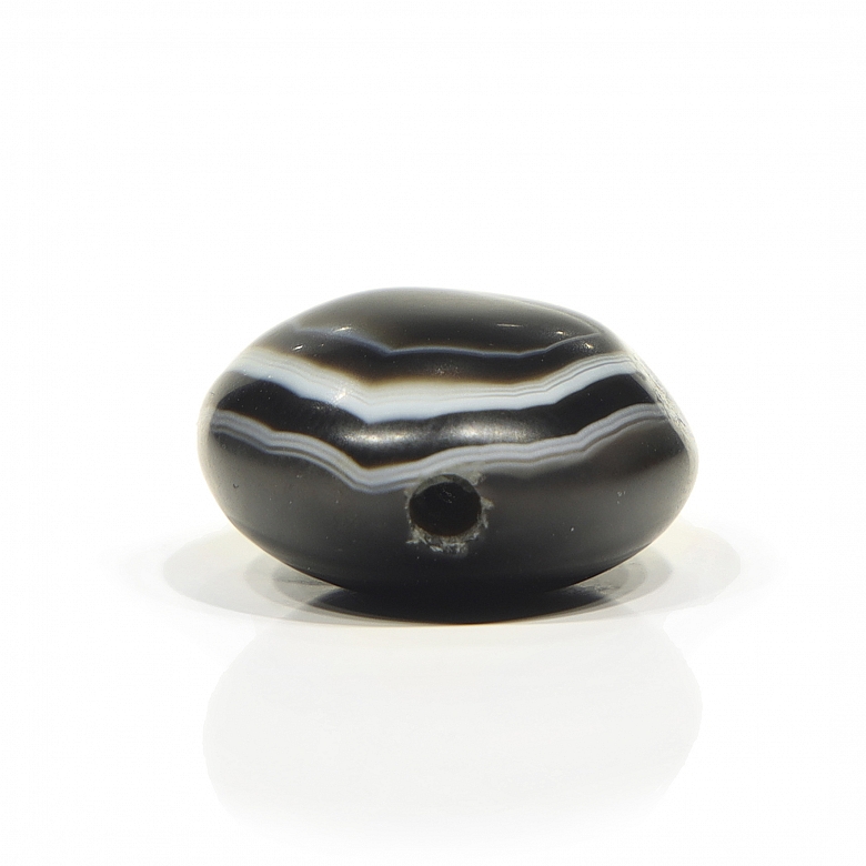 Agate Dzi Bead ‘Banzhu’, Liao Dynasty - 3