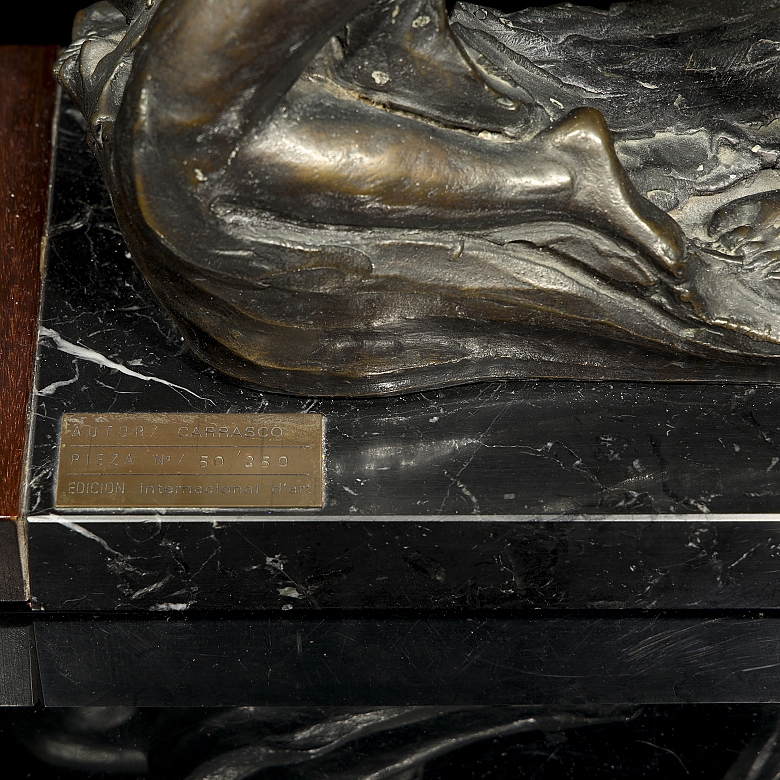 Carrasco (s.XX), Escultura de bronce