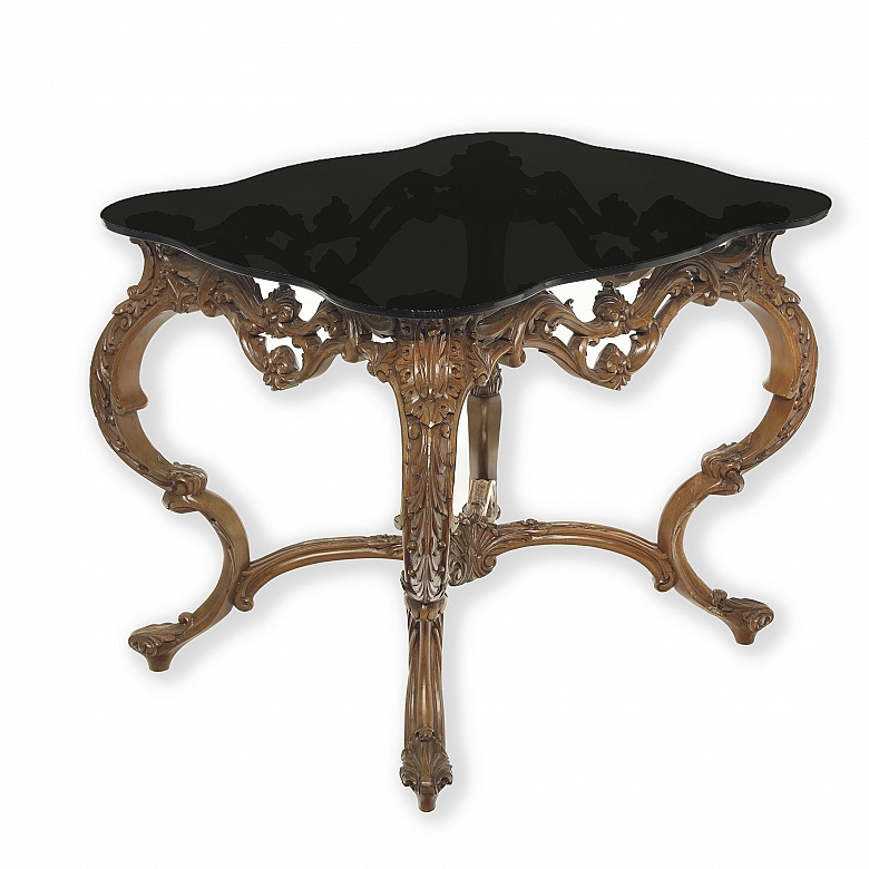 Mariano García (20th century) Louis XV style side table