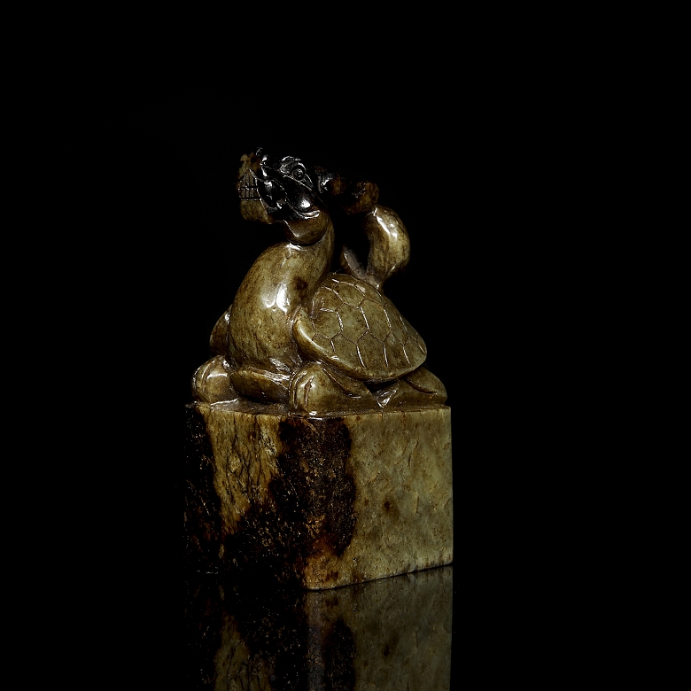 Sello de jade amarillo