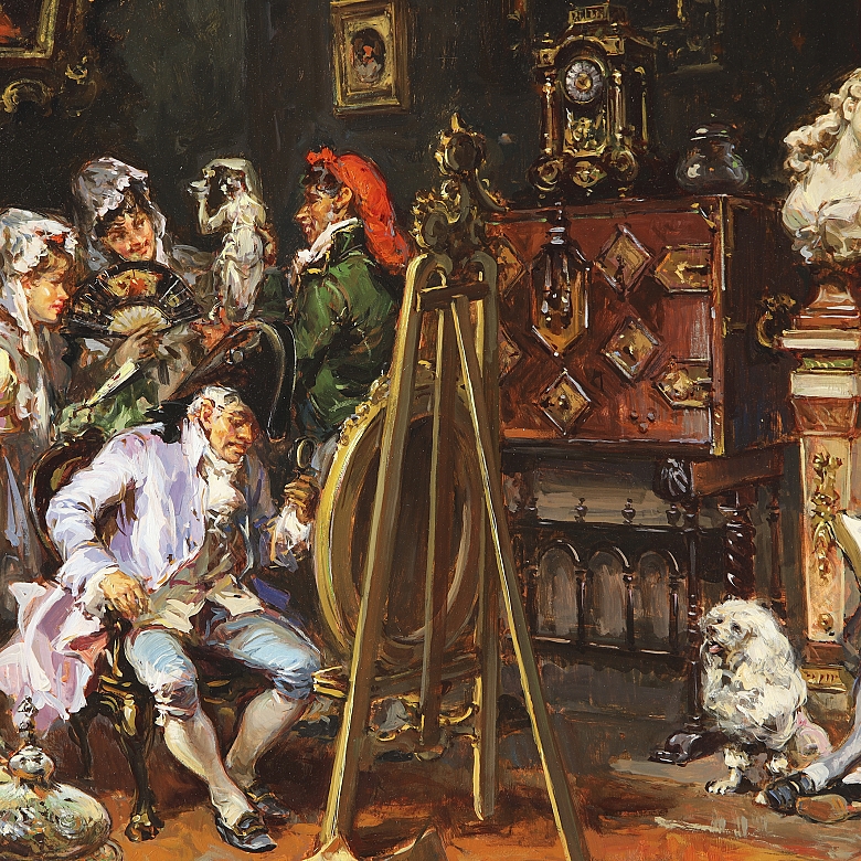 Antonio Medina Serrano (1944) ‘The Antique Dealer’, 2002