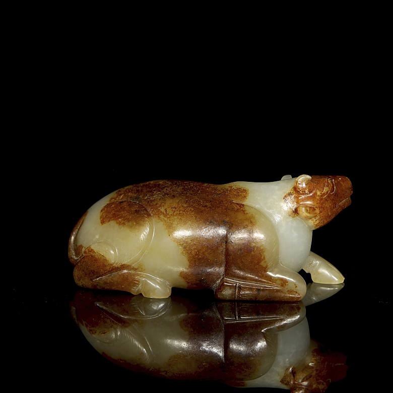 Figura de jade tallado