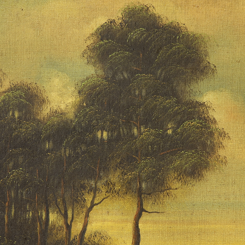 Bernard Denauge (19th century) ‘Lady on the Road’ - 2