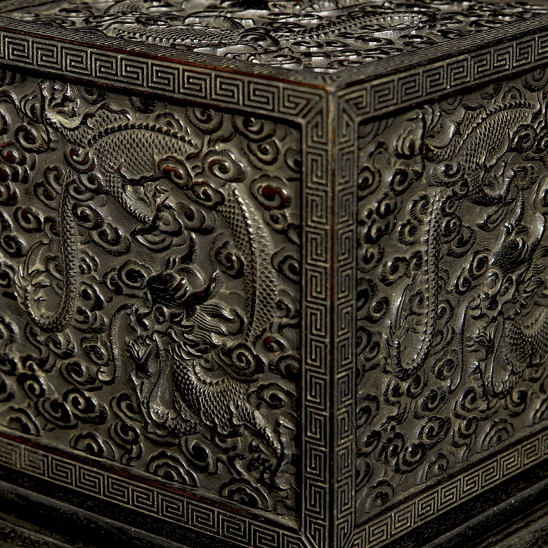 Caja para sello de madera de Zitang