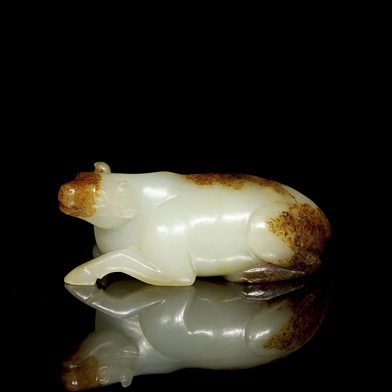 Figura de jade tallado