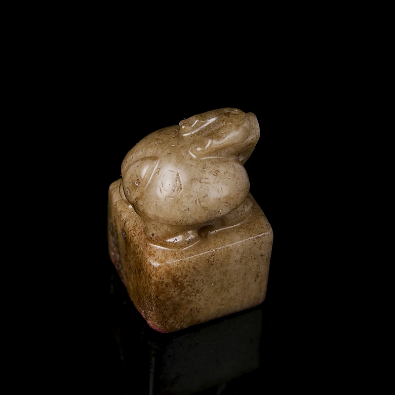 Jade seal ‘Xuanwu Dragon Turtle’, Qing dynasty