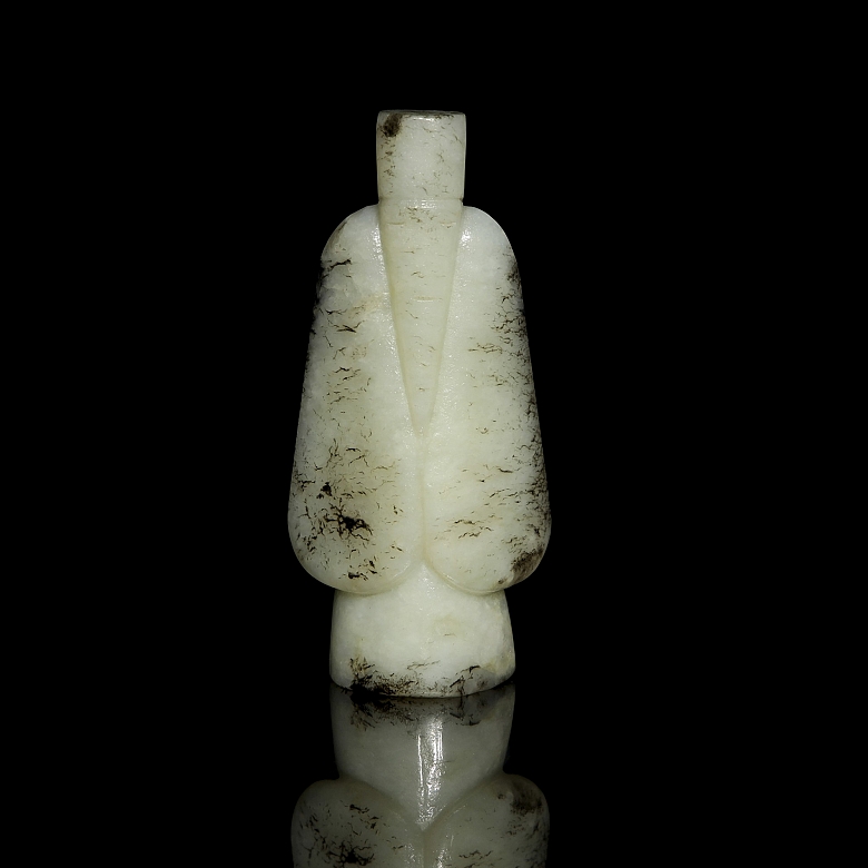 Colgante de jade blanco 