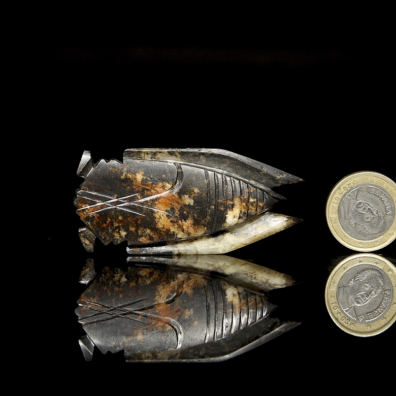 Figura de jade tallado