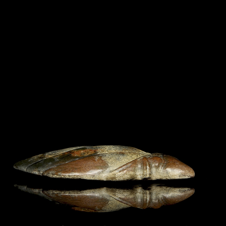 Figura de jade tallado 