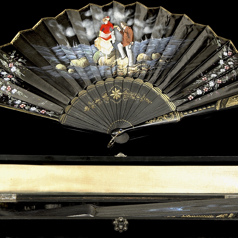 黑丝木扇，20世纪