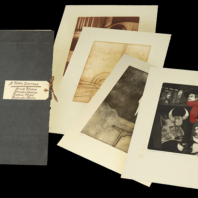 Various artists (20th century) ‘Tribute to sculptor Pablo Serrano’