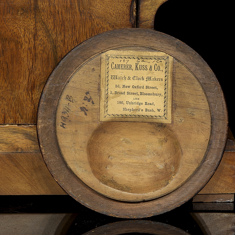 Reloj de repisa Camerer, Kuss & Co., Londres, s.XIX