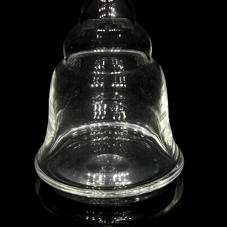 钟形水晶花瓶，20世纪