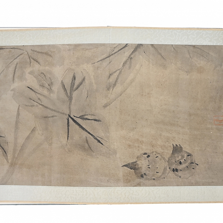 Album of prints entitled ‘Flowers and Birds’ signed by Bada Shanren