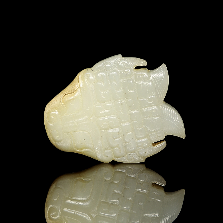 Carved jade figure ‘Ram’, Han dynasty