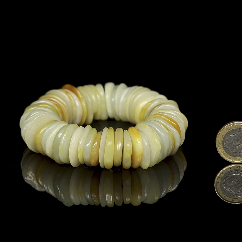 Pulsera con cuentas de jade, s.XX