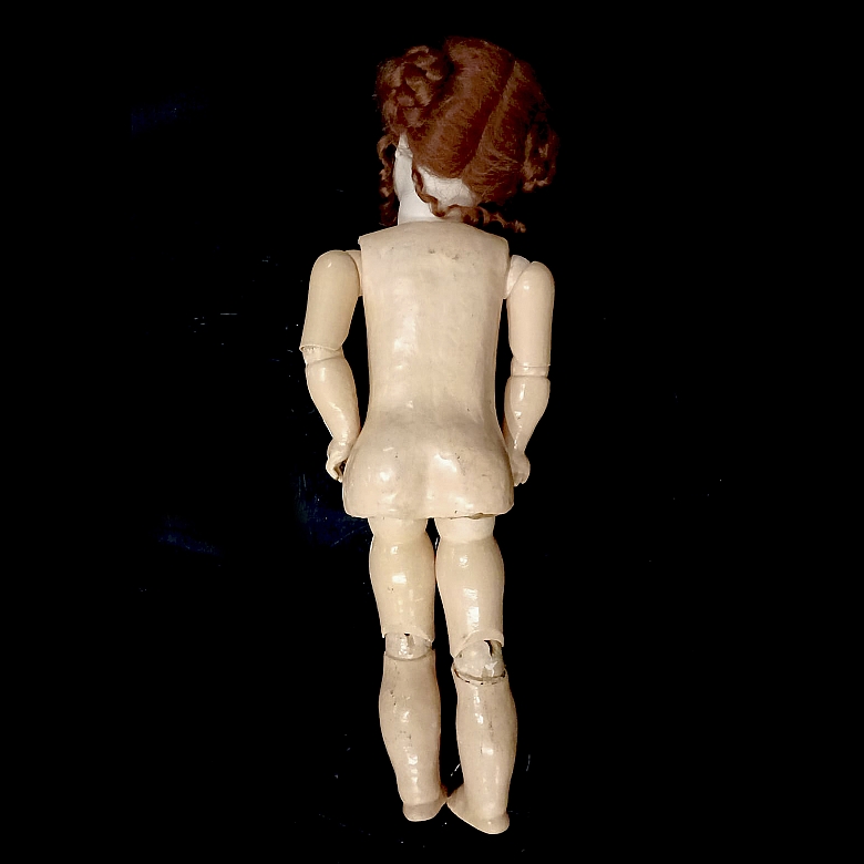 Muñeca de porcelana, Europa, ca. 1885-1898