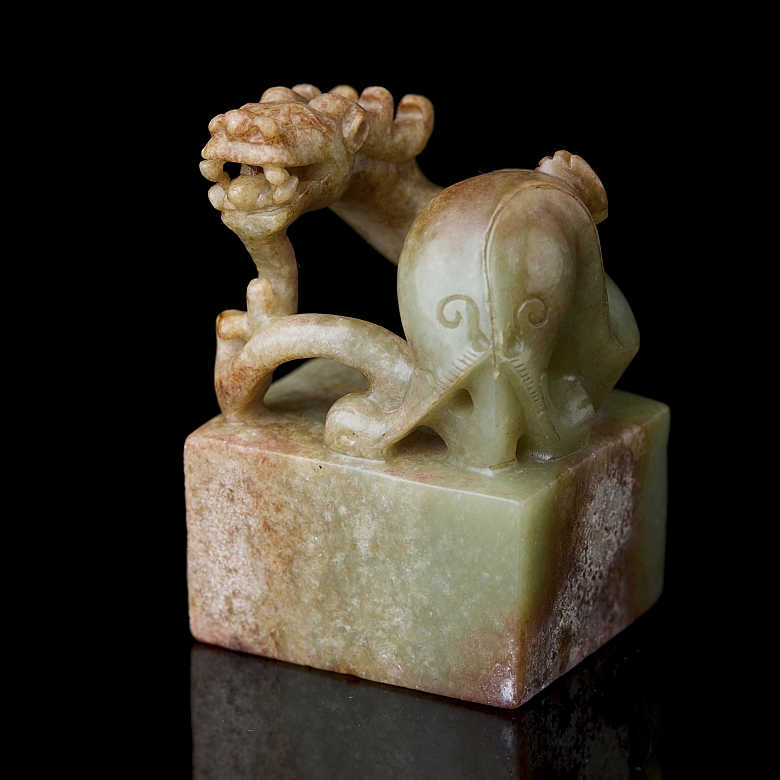 Sello de jade amarillo
