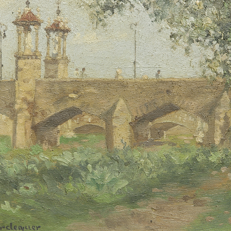 维德盖尔 F. Verdeguer（20世纪）《图里亚河河床》