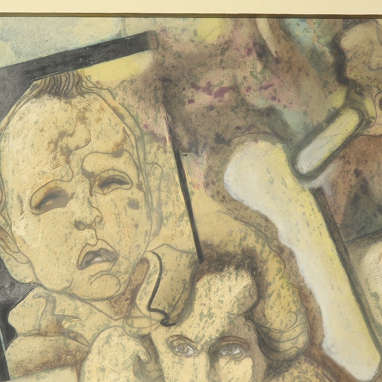 安东尼奥·德·伊格纳西奥·维森斯 Antonio De Ignacio Vicens，《母性》，1972年