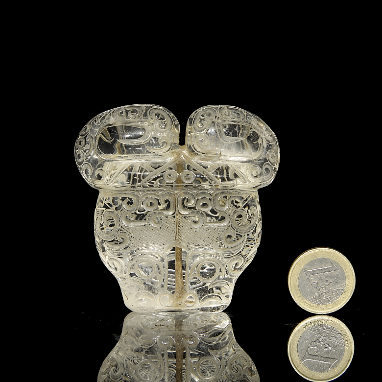 Colgante de cuarzo blanco 