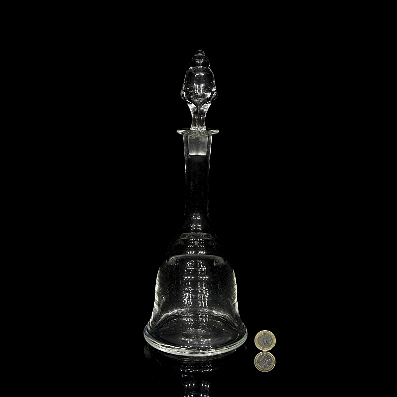 钟形水晶花瓶，20世纪