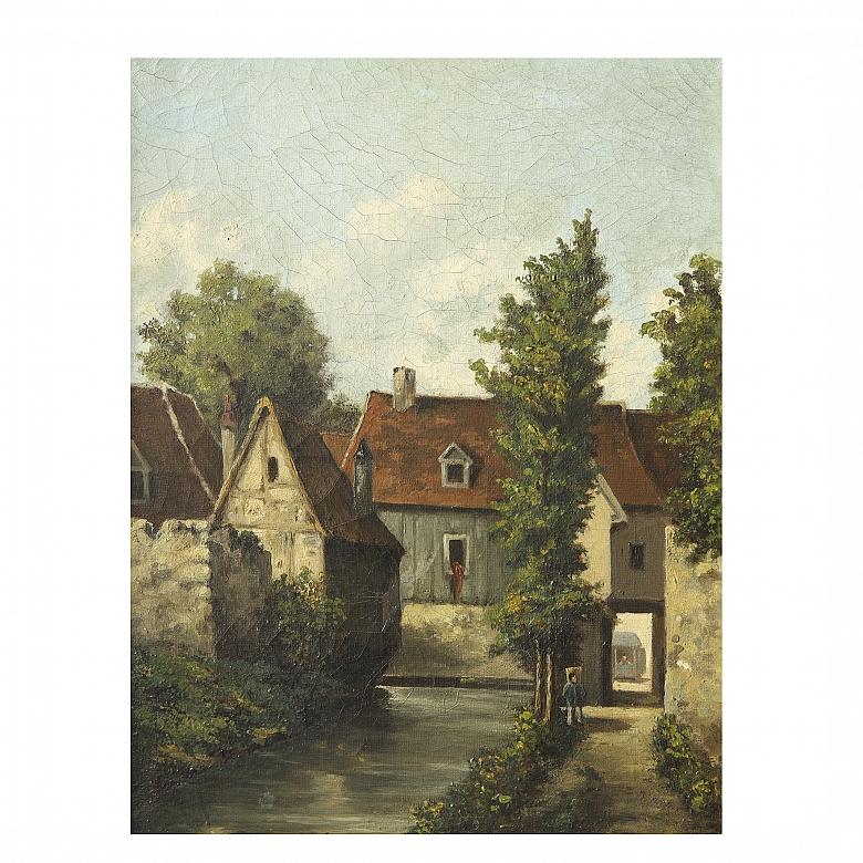 C. Bark (19th-20th century) ‘Village Corner’