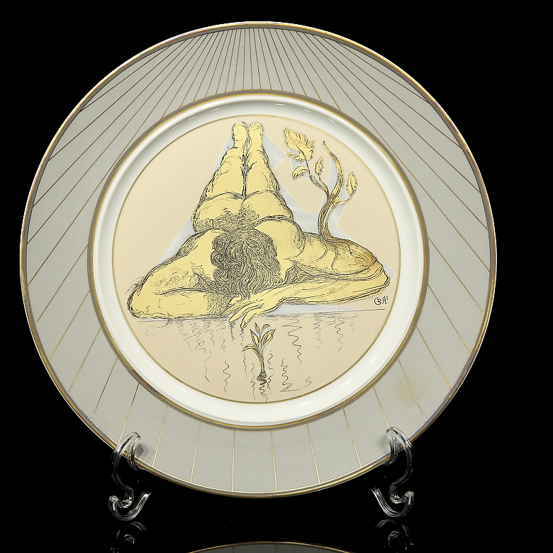 萨尔瓦多·达利 Salvador Dalí（1904–1989） 三幅版画：《灵魂的疑虑》、《舞者》和《水仙》 - 1