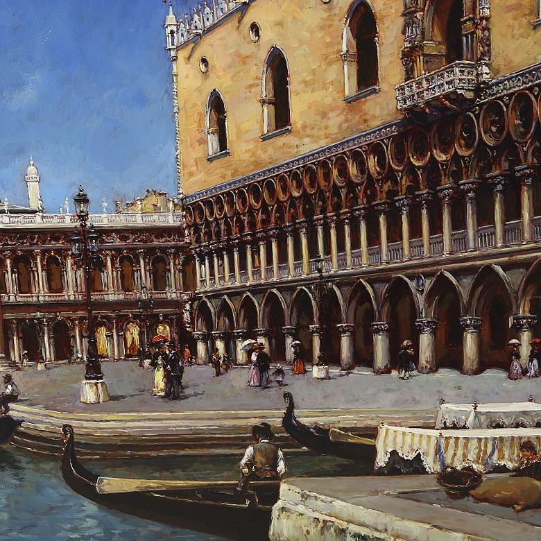 Antonio Medina Serrano (1944) ‘Venetian View’