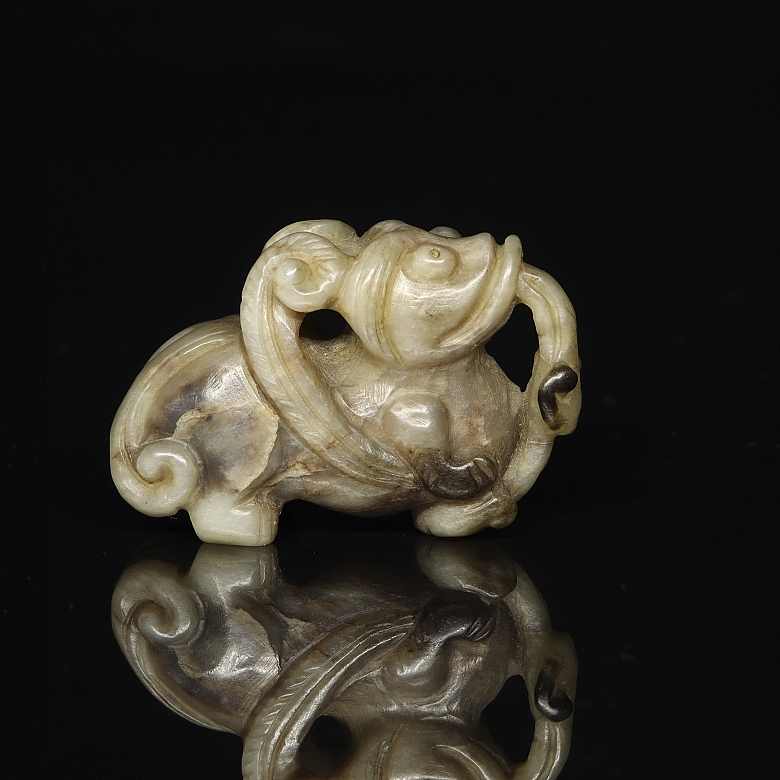 Figura de jade tallado 